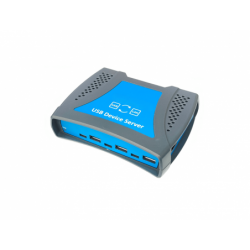 8-portars USB-A, USB-C-enhetsserver TCPI/IP DIN-montering USB över Ethernet-hubb var som helst