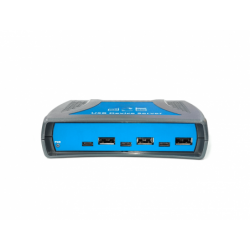 8-portars USB-A, USB-C-enhetsserver TCPI/IP DIN-montering USB över Ethernet-hubb var som helst
