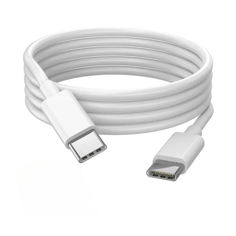 USB-C til USB-C charging cable 100watt 5A, PD (power Delivery) 2m white quality Iphone Huawei Macbook iPad