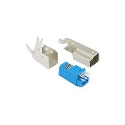 USB 3.0 B Male connectors. solder Terminals