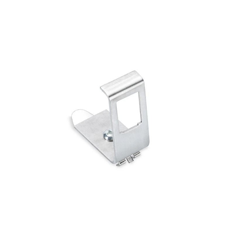 RJ45 DIN adapter for 1xRJ45 Keystone module metal