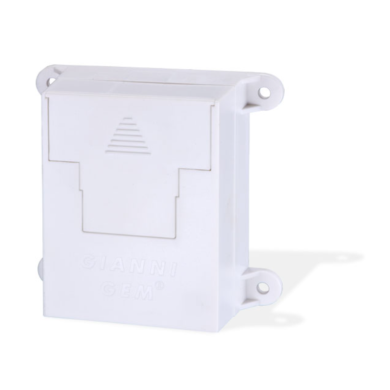 Wireless access control with a range of up to 50 meters. Relay output and can be controlled from 15 remote controls