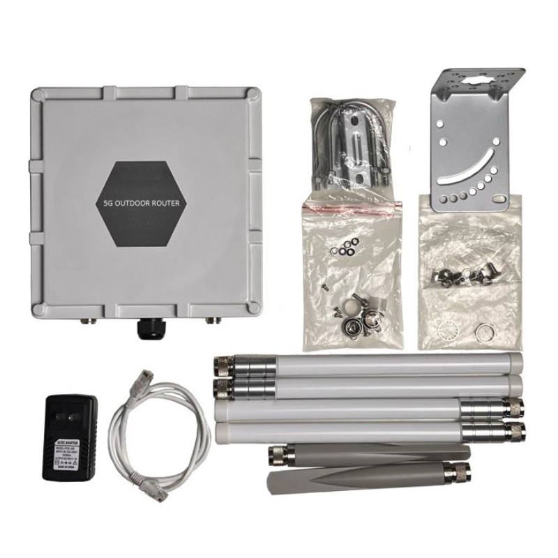 High-Speed Outdoor 5G-router med Wi-Fi och passiv PoE - IP67-klassad
