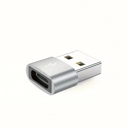 USB-C hona → USB-A hane Adapter (USB 2.0) – 480 Mbps