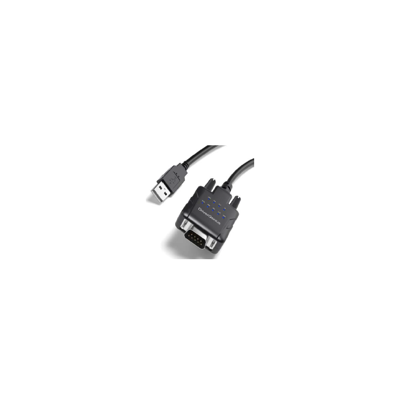 USB A to RS232 adapter - get a COM port on the PC via the USB C port. With 9 pcs. LED indicators