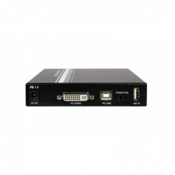 IP-based KVM Switch Console with DVI/VGA up to 1920x1200 resolution
