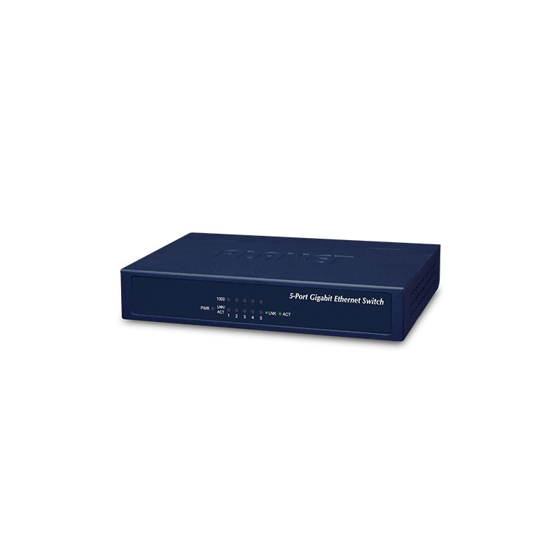 5-port Gigabit Ethernet switch - 10 Gbps bandwidth