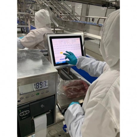 24" Panelmonitor TFT Touch, PCAP, Projected touch, VGA, HDMI, Stålfront, Medicinsk användning Pharma use