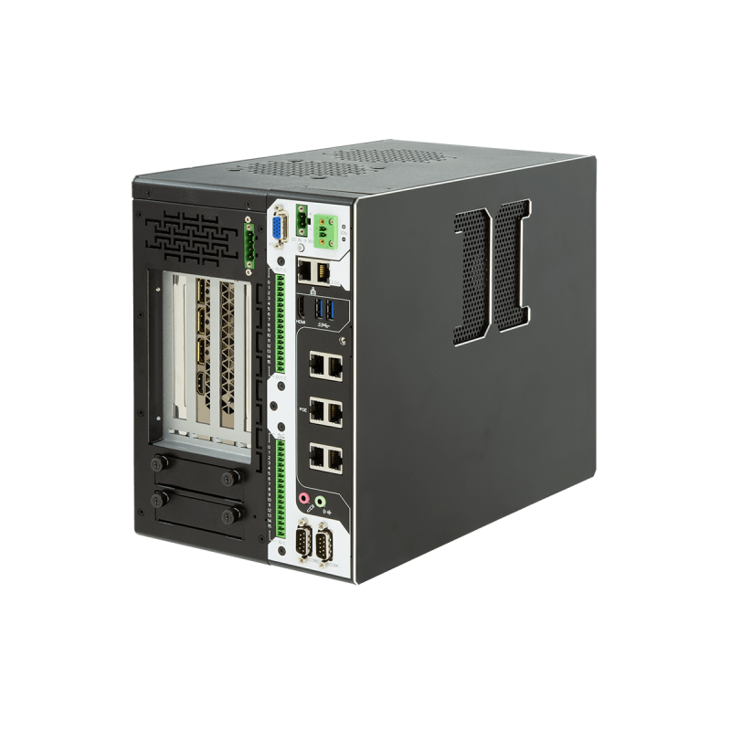 Industry AI Platform - NVIDIA RTX 3070 or Dual Tesla T4 GPUs, 10th Gen Xeon® Core™ - 6 GbE PoE