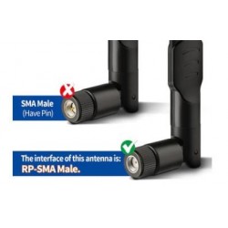 RP-SMA-antenn, 8dBi Wifi, kabel IPX IPEX U.FL MHF4, M.2 NGFF, Intel AX200NGW 8265AC 8265NGW 7265AC 9560AC M.2 NGFF