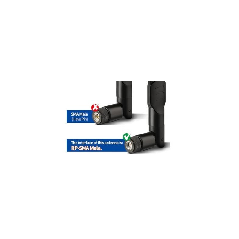 RP-SMA antenna, 8dBi Wifi, Cable IPX IPEX U.FL MHF4 , M.2 NGFF , Intel AX200NGW 8265AC 8265NGW 7265AC 9560AC M.2 NGFF