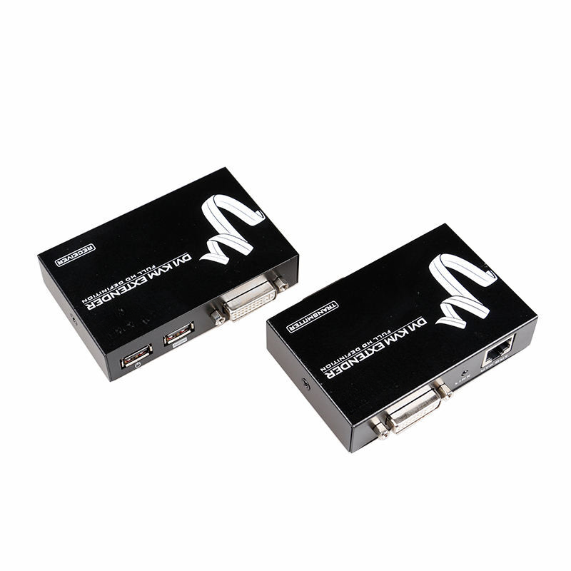 DVI extender, Booster, KVM, USB, keyboard, mouse, Over Cat.6 cable