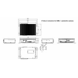Embedded PC Nvidia Jetson AGX Orin 8-Core, ARM, USB, RS232/485, GMSL Camera, MIL-STD
