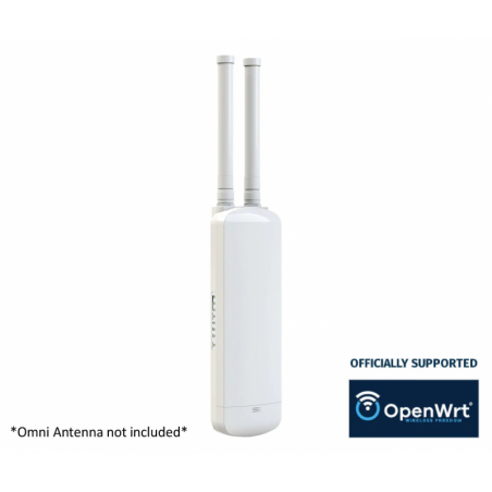 Utomhus 1200Mbit Dual Band WiFi-åtkomstpunkt med OpenWRT