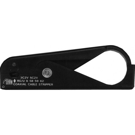 Enkelt COAX-kabelavdragningsverktyg för RG58, 59 och 62