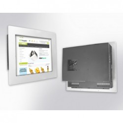 17" TFT Display, Vesa, Win 2000 touch, XP, VR-Knob, Antivandal, Sunlight readable, 24Vdc, 48Vdc, Light/motion