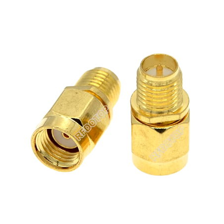 RSMAM-RSMAF adapter, O-ring + hål för gänga + stift