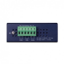 Unmanaged Industrial Switch with 4 x RJ45 and 2 x SFP 100Mbit