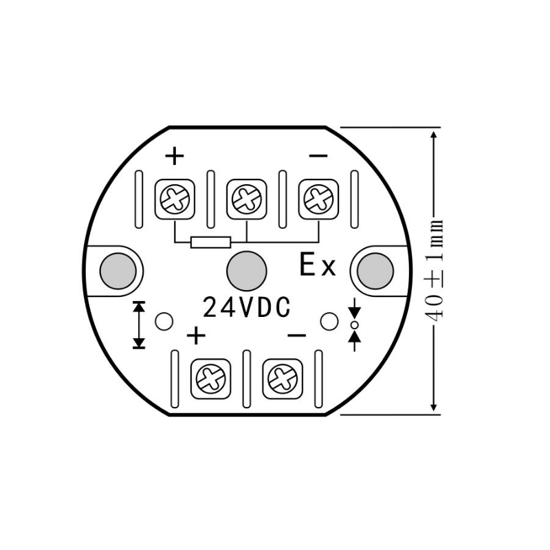 Pt1000-transmitter -50 - +300°C för 2-tråds och 3-tråds Pt1000-sensor, 4-20mA
