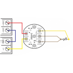 Pt1000-transmitter -50 - +300°C för 2-tråds och 3-tråds Pt1000-sensor, 4-20mA