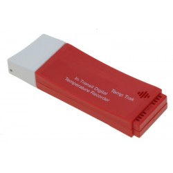 Independent temperature logger with battery