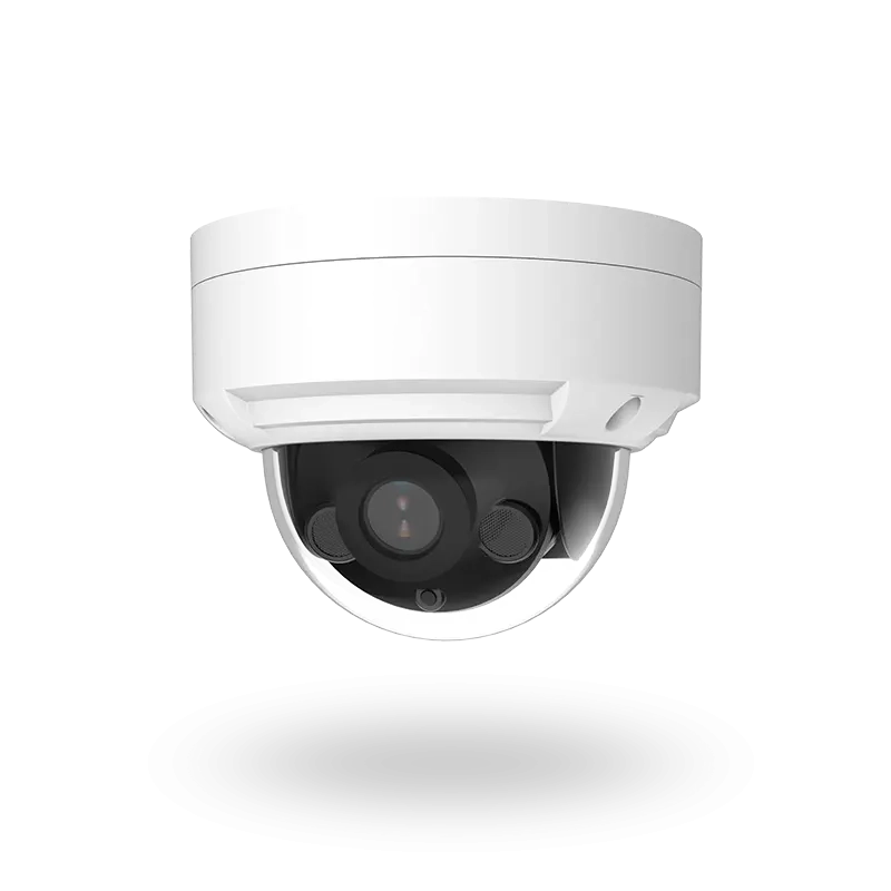 5MP Outdoor Dome IP camera, 2.8mm fixed lens, IR, 2880x1620, 25/30 fps