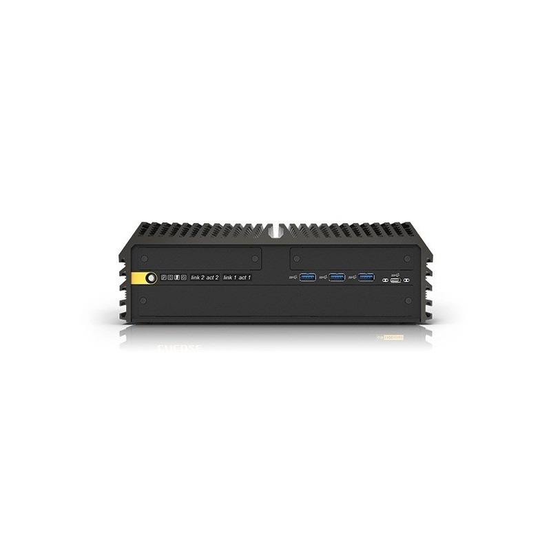 Fanless IOT GPU Computer -40°C to 70°C, RS232/USB, 64GB RAM, MIL-STD-810H MXM