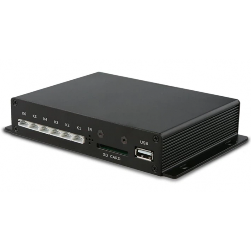 4K-mediaspelare med HDMI och 6 tryckknappsingångar