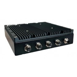 IP67 Fanless Box-PC, Form factor for Mini-ITX MB with IP67 cables, with M12 Connectors