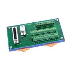 Versatile Terminal Cards with DB25 & DB9 Connectors - DIN-Rail Mount