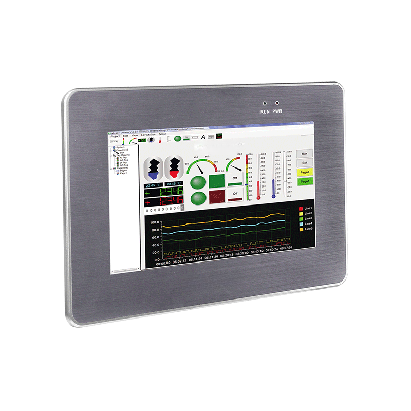 7" HMI touch, modbus, RS232/485 WIN CE7.0, ICP DAS VP-2201-CE7