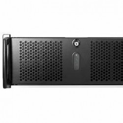 19" serverchassi ATX, redundant nätaggregat, dammfilter för industriellt bruk