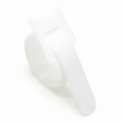 Kardborreband, buntband, kardborreband, 12 x 150 mm, vit