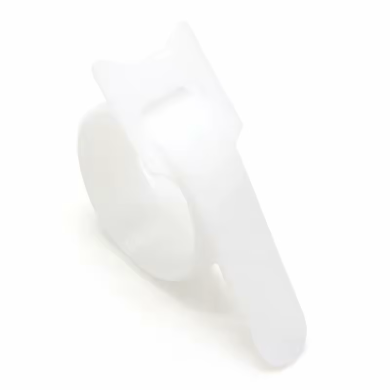 Velcro cable strips, cable ties, hook and loop tape, 12 x 150 mm, White