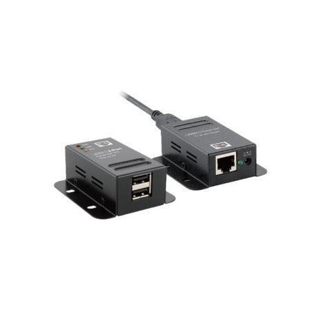 2Port USB2.0, extender, 50 meter, LAN, POC,
