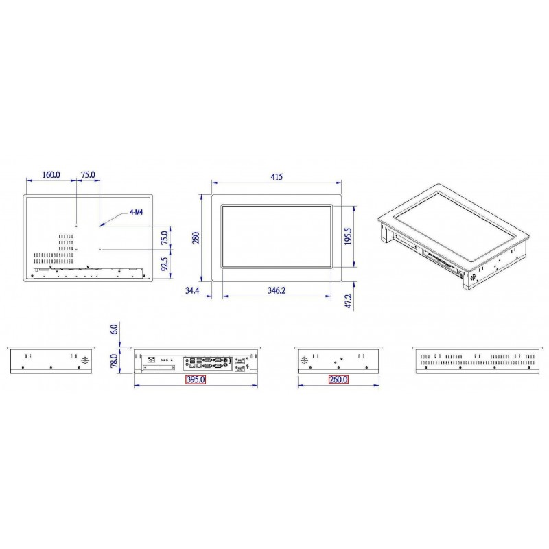 15.6" PanelPC Marine DNV Approved: Get Certified Quality for Your Marine Applications
