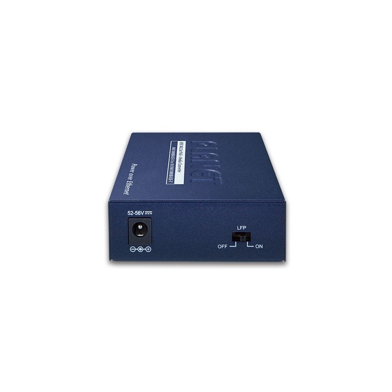 Media converter RJ45 to Fiber, RJ45 10/100/1000Mbit, SFP module 100/1000Mbit, PoE+
