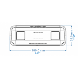 Dual-Lens 4MP People Counting Camera with Web Access & Alarms