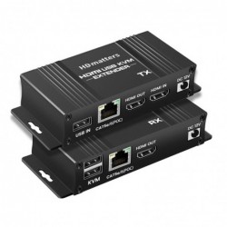 HDMI & KVM Extender Booster - 50m överföring, 1080p 60Hz