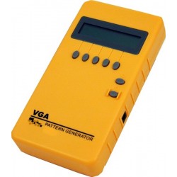 Test generator for VGA monitors. 34 different test patterns