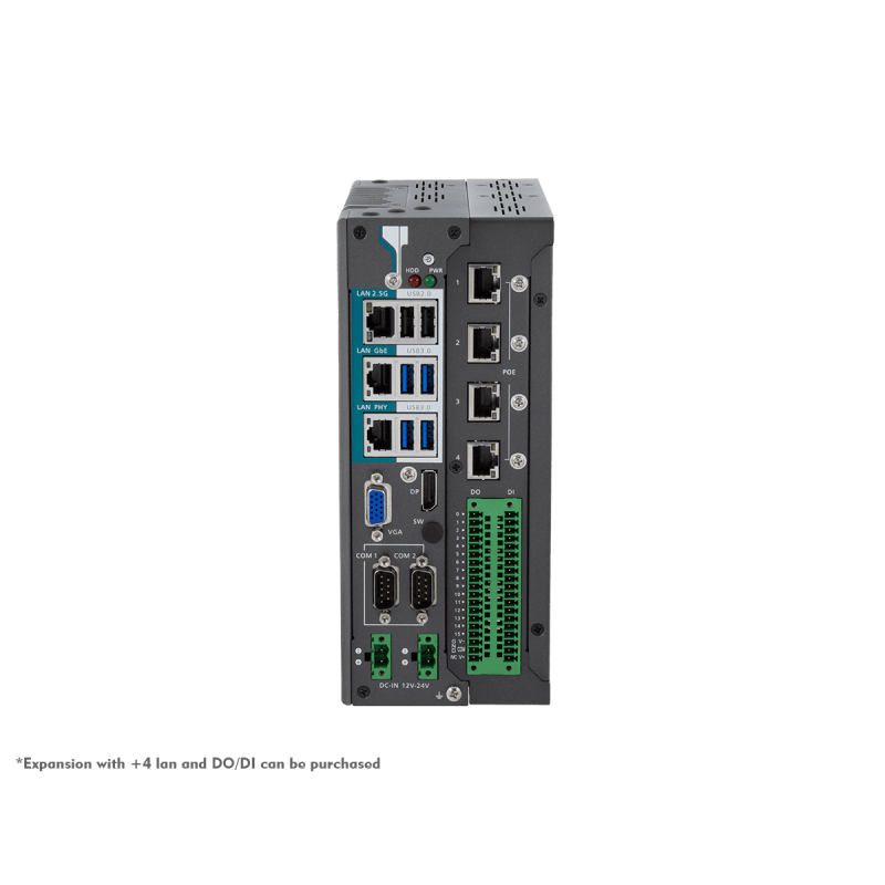 Fanless Embedded PC with Intel 14th Gen i9/i7/i5 CPUs