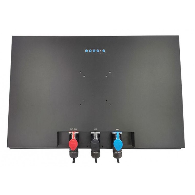 21,5 IP67 vattentät monitor - 1000 nits ljusstyrka, Vesa, utomhus, Optical bonding