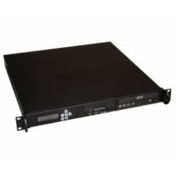 1U Unit ATX Case, 19 Rackmount Server Case för Mini-ITX | Kraftig stål, svart
