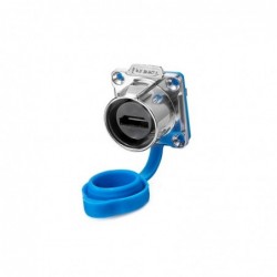 IP67 waterproof HDMI chassis connector female/female for panel mounting.