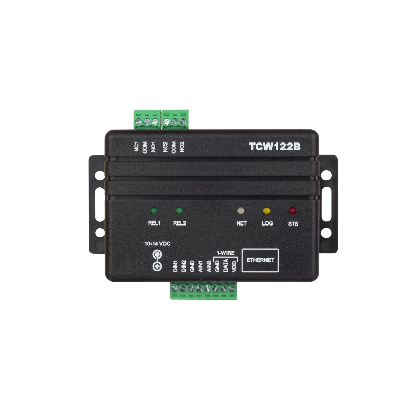 TCW122B-WD digital I/O and analog over ethernet measurement over the internet