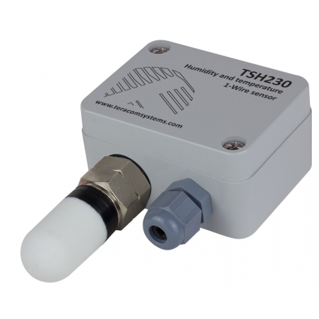 Temperatur och fuktmätare med 1-tråd. -20 - + 60 ° C, 5 - 95% RH