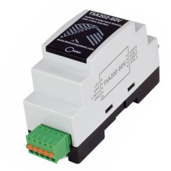2 x Analog ingångsmodul, 0-60V, 16-bitars upplösning, 1-trådsgränssnitt