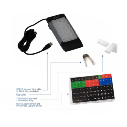 X-KEYS - 18 key programmable keyboard, USB, backlight