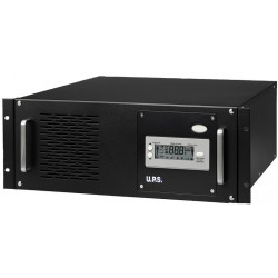 UPS - avbrottsfri strömförsörjning för 19" rack, inkl. Batterier - Rack montering