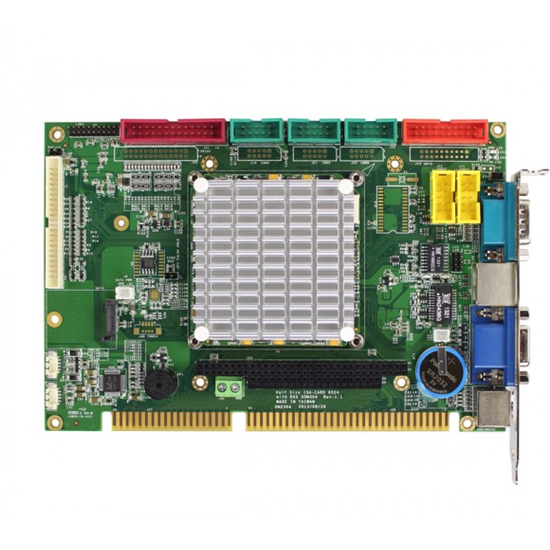 ISA CPU-kort Vortex86DX3 1GHz – DOS, WIN95, WIN 7, 4xCOM, LPT, parallellport
